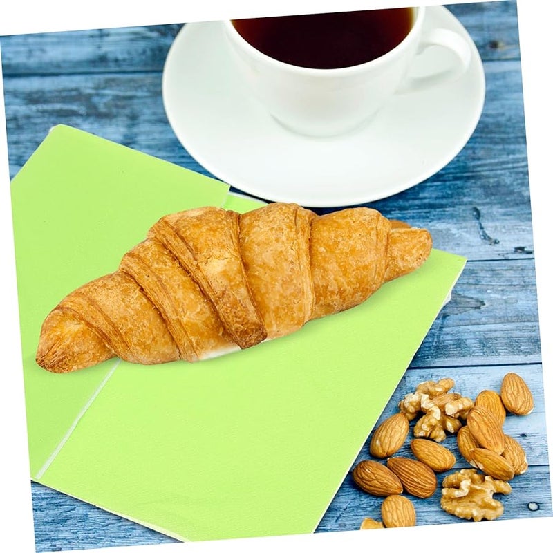 20 حزمة مناديل ورقية ذات لونين مزدوجين لحفلات العشاء والأعراس والاحتفالات - Image 2